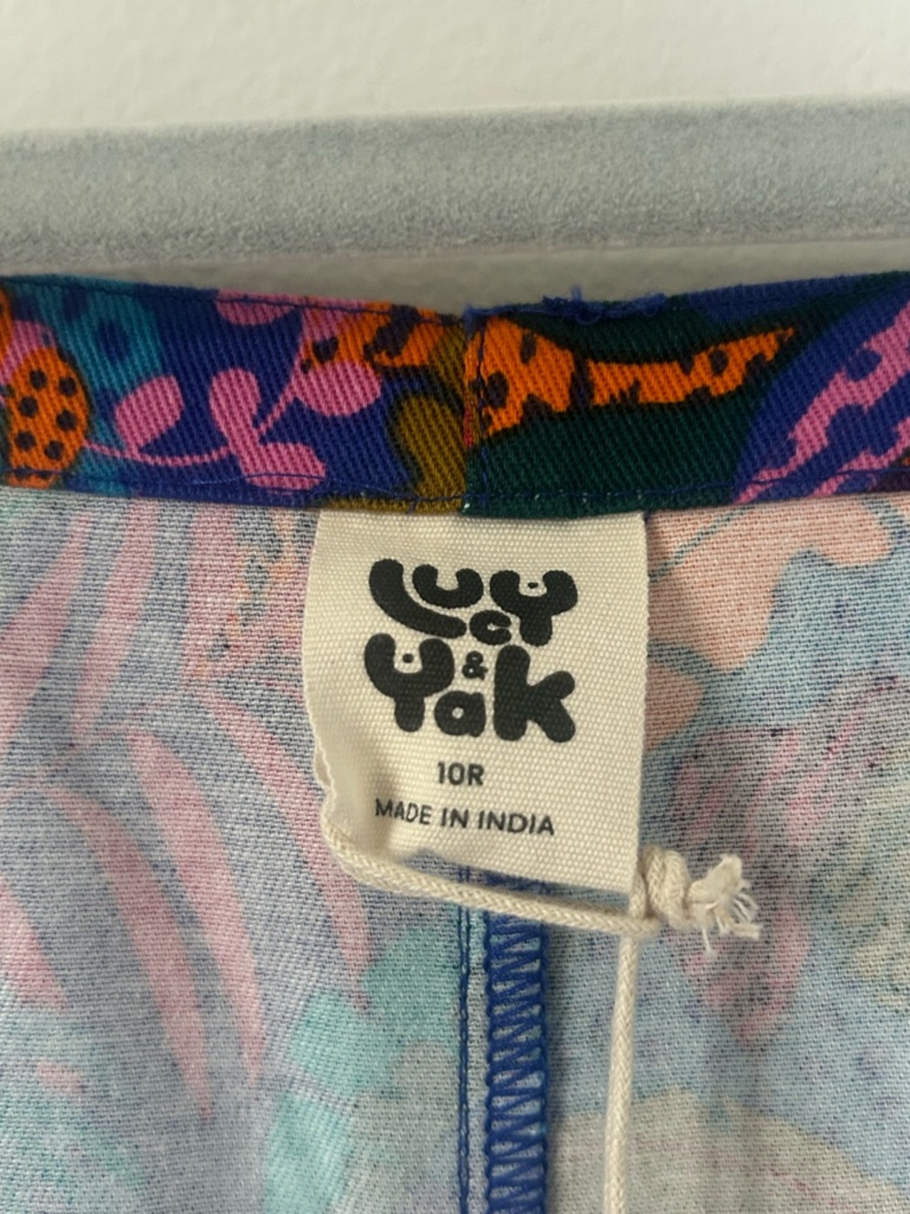 ✨NWT Lucy & Yak Original Dungarees in "Wild Expression" Print (10R) - Picture 10 of 12